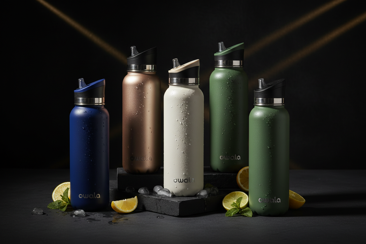 Owala Bottles Collection Premium Photo