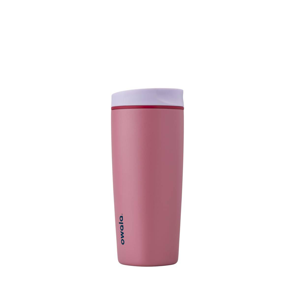Owala SmoothSip Slider Insulated Stainless Steel Coffee Tumbler, Reusable Iced Coffee Cup, Hot Coffee Travel Mug, BPA Free 20 oz, In Bloom