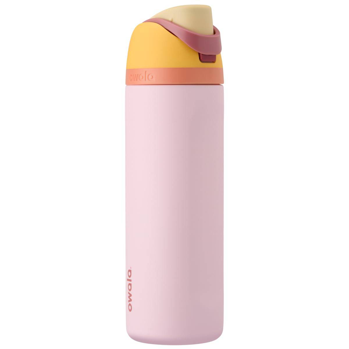 Owala FreeSip Insulated Stainless Steel Water Bottle with Straw, BPA-Free Sports Water Bottle, Great for Travel, 24 Oz, Very, Very Dark | Insulated, with Straw, for Sports, Travel, and School, BPA-Free