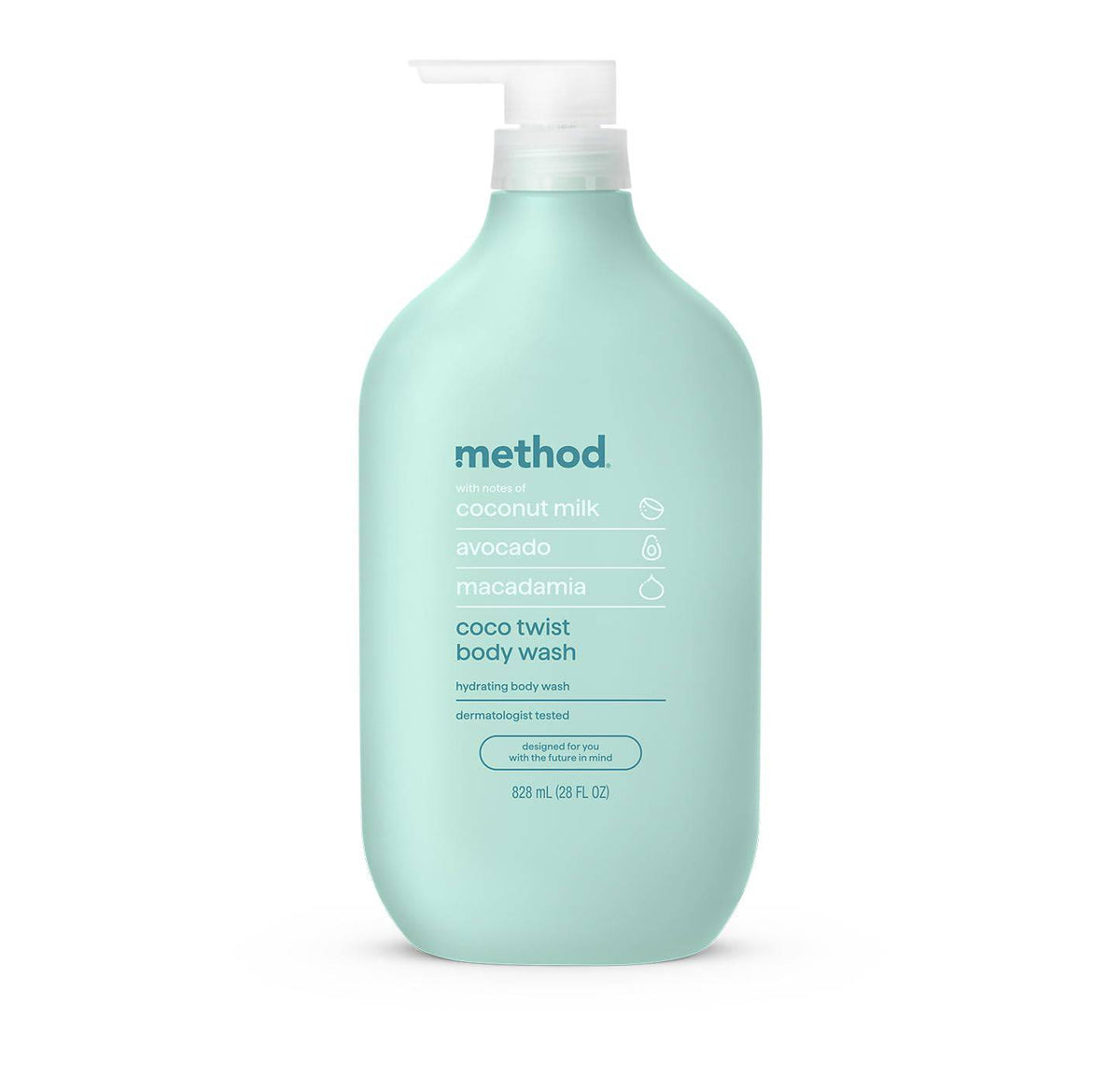 Method Body Wash, Sea + Surf, Paraben and Phthalate Free, 28 oz, (Pack of 1)