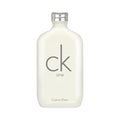 Calvin Klein CK One unisex citrus Eau de Toilette with green tea notes, displayed in a sleek bottle.