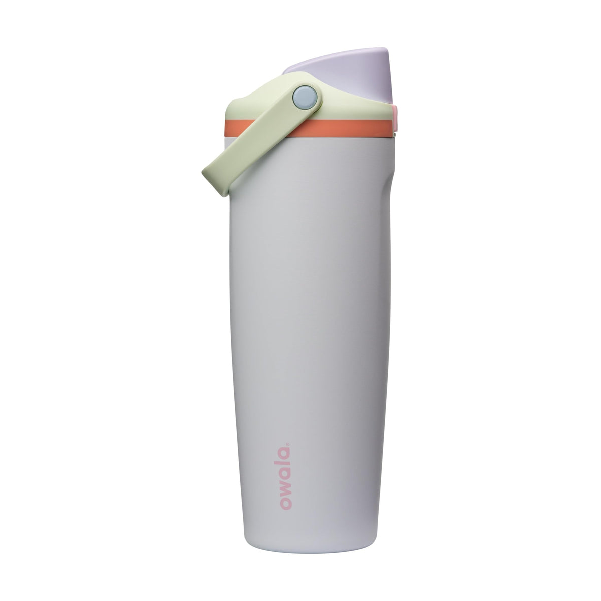 Owala FreeSip Sway Insulated Stainless Steel Water Bottle with Two-Way Spout, Built-In Straw and Bucket Handle, Made for Travel, School, and Sports, 30oz, BPA Free, Leak Proof, Foggy Tide
