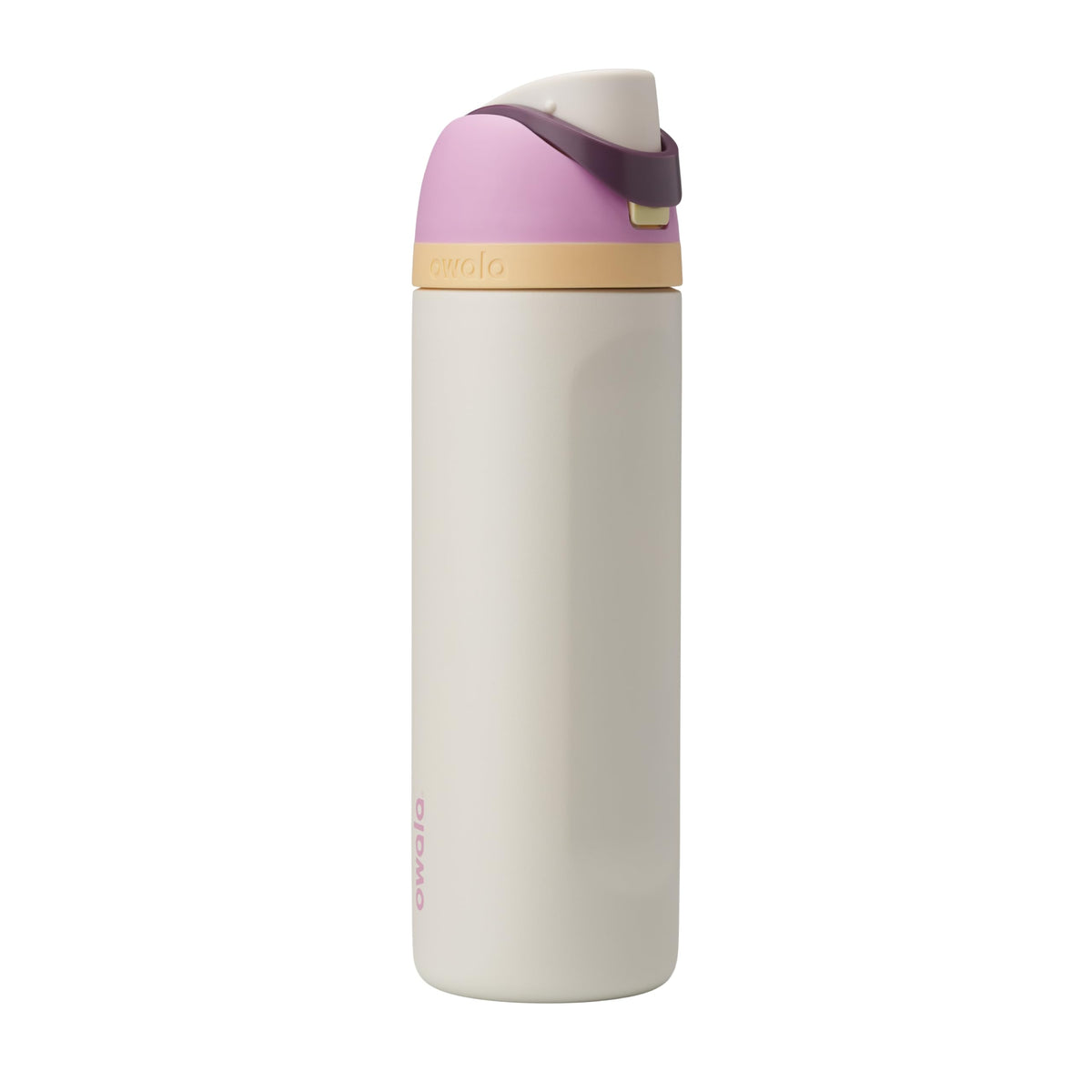 Owala FreeSip Insulated Stainless Steel Water Bottle with Straw, BPA-Free Sports Water Bottle, Great for Travel, 24 Oz, Black Cherry