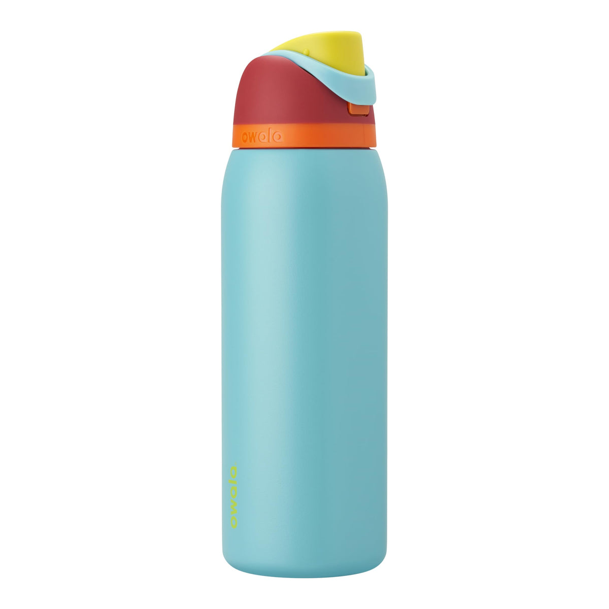 Owala FreeSip Insulated Stainless Steel Water Bottle with Straw, BPA-Free Sports Water Bottle, Great for Travel, 24 Oz, Black Cherry