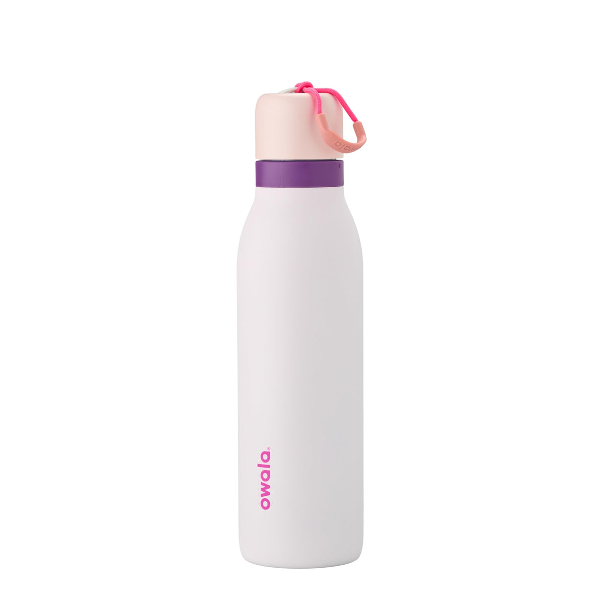 Owala FreeSip Twist Insulated Stainless Steel Water Bottle with Straw for Sports and Travel, BPA-Free, 24-oz, Black Cherry
