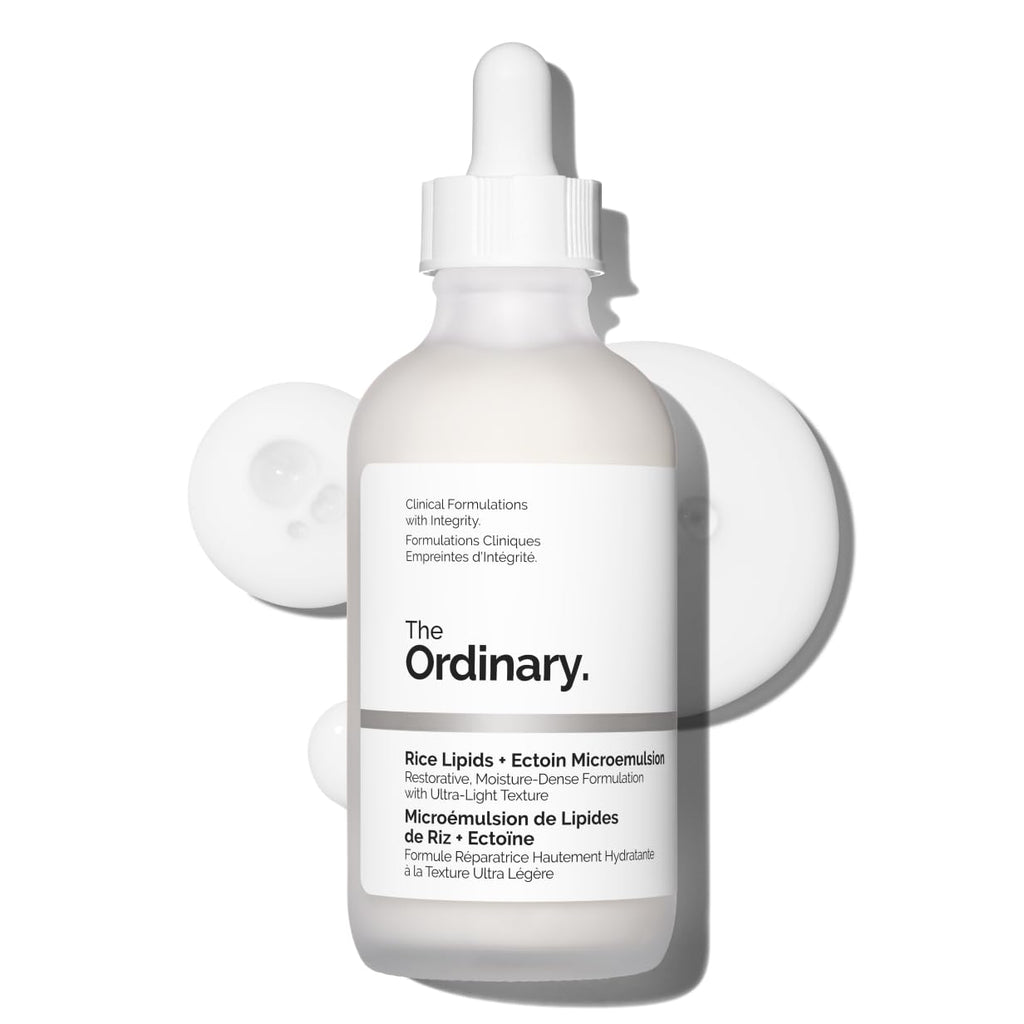 SlimBag Rice Lipids and Ectoin microemulsion moisturizer for dry skin, soothing hydration, barrier repair, and redness reduction.