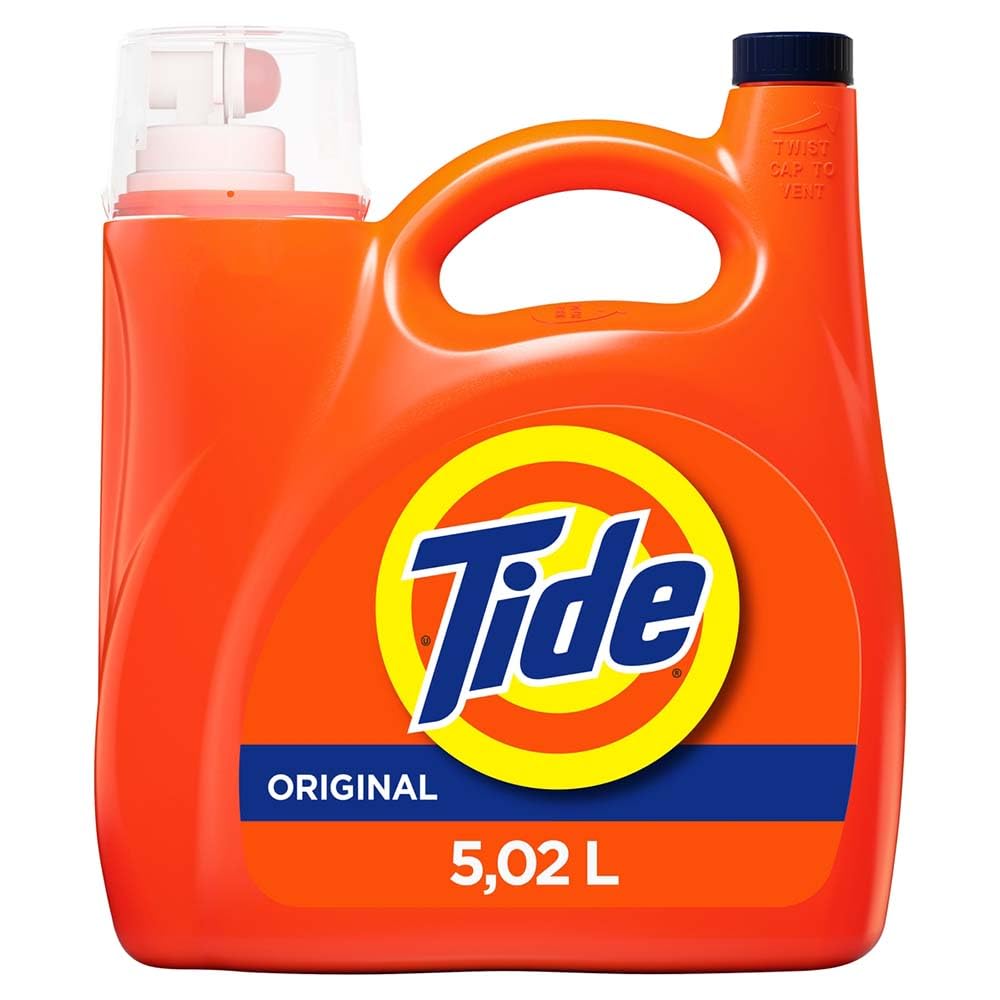 Tide Laundry Detergent Liquid, Original Scent, 64 Loads, 80 FL OZ, Works on 100% of Common Stains, Laundry Soap, Liquid Laundry Detergent