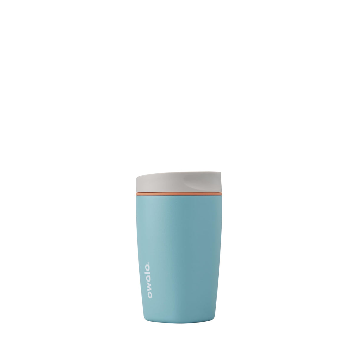 Owala SmoothSip Slider Insulated Stainless Steel Coffee Tumbler, Reusable Iced Coffee Cup, Hot Coffee Travel Mug, BPA Free 20 oz, In Bloom
