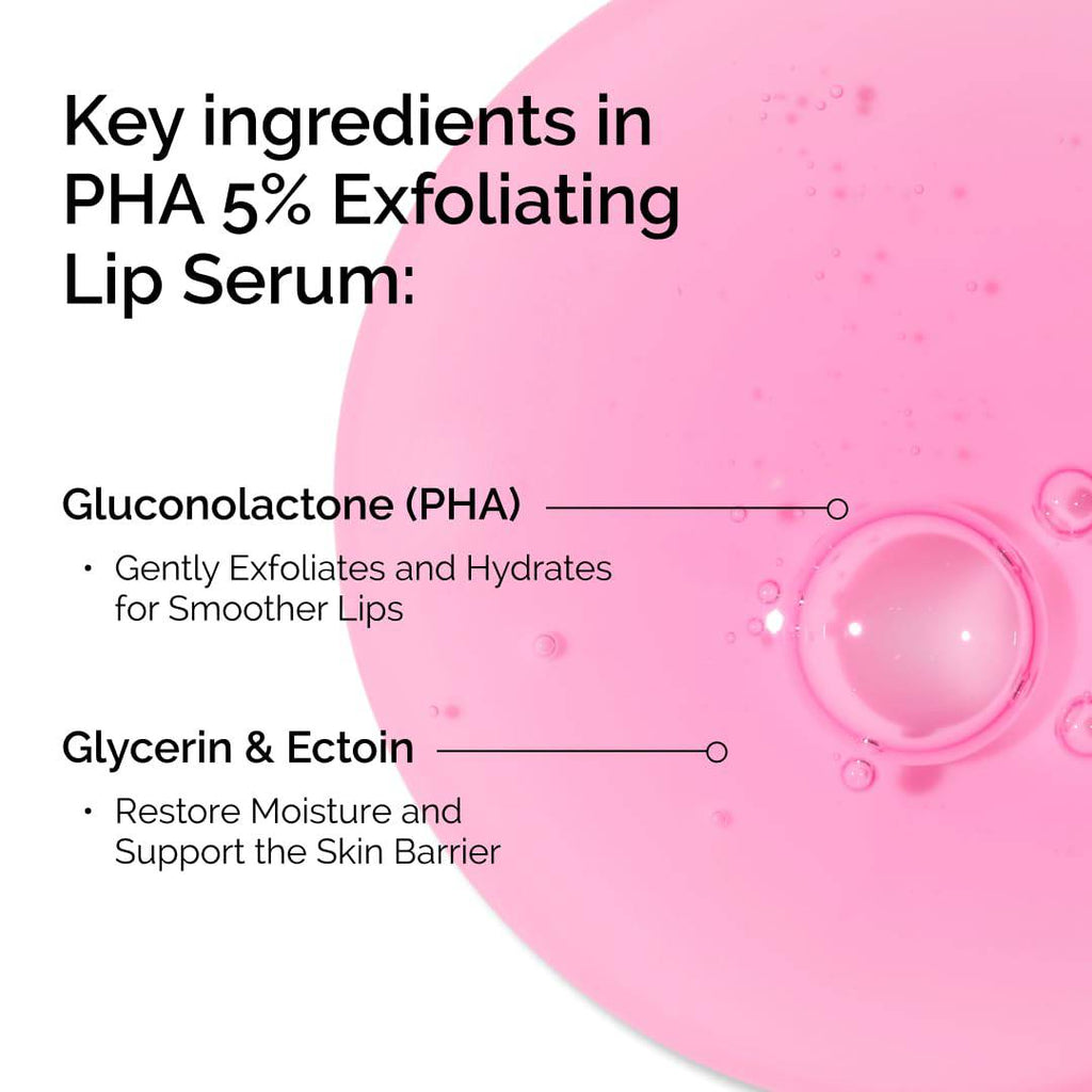 SlimBag The Ordinary Lip Care Duo with PHA 5% exfoliating lip serum and Squalane amino acids lip balm in a skincare bundle set