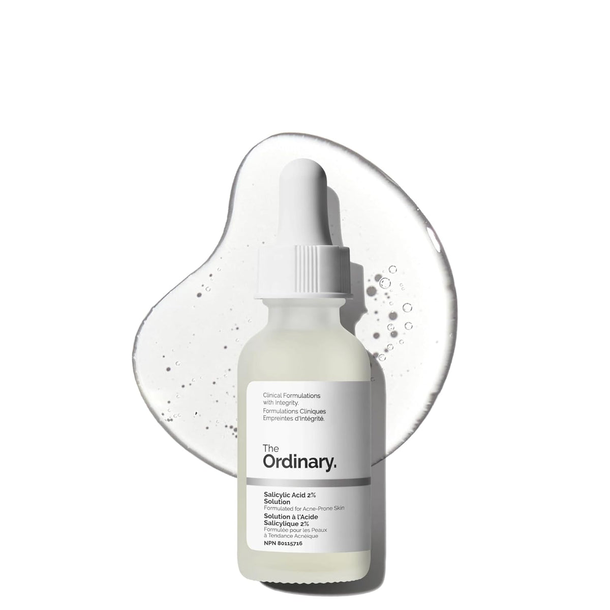 SlimBag The Ordinary Salicylic Acid 0.5% Body Serum bottle for exfoliating acne-prone skin, 8.1 fl oz.