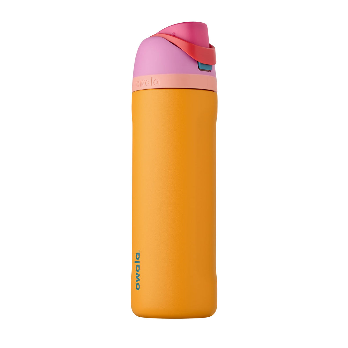 Owala FreeSip Insulated Stainless Steel Water Bottle with Straw, BPA-Free Sports Water Bottle, Great for Travel, 24 Oz, Black Cherry