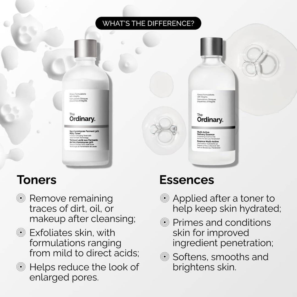 SlimBag The Ordinary Multi-Active Delivery Essence bottle with dropper for hydrating skincare and achieving glass skin.