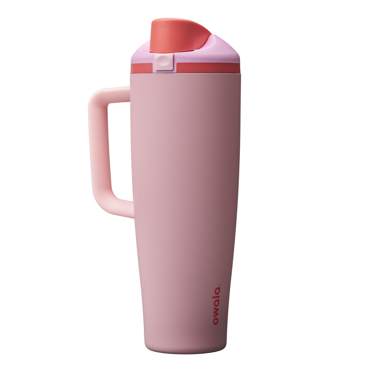 Owala FreeSip Tumbler - Stainless Steel-40-oz.-Orange/Tan(Sparkling Sherbet)