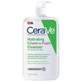 SlimBag CeraVe Hydrating Cream To Foam Cleanser for dry skin, foaming face wash with hyaluronic acid, fragrance-free, 19 oz