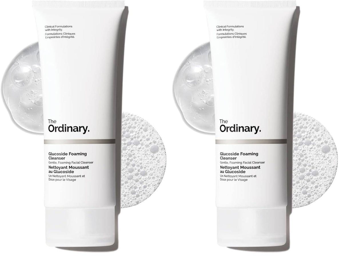 SlimBag The Ordinary Glucoside Foaming Cleanser in a 5.1 fl oz bottle, gentle face wash for all skin types including sensitive skin