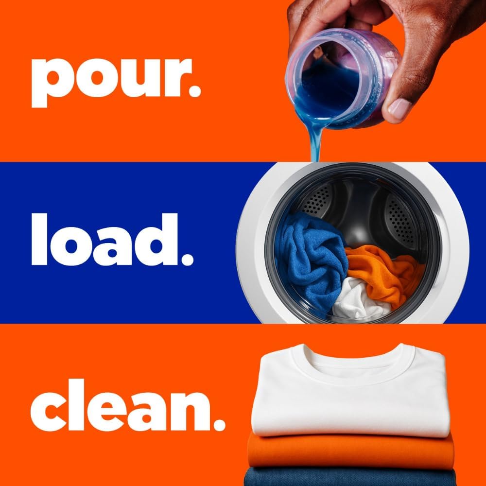 Tide Laundry Detergent Liquid, Original Scent, 64 Loads, 80 FL OZ, Works on 100% of Common Stains, Laundry Soap, Liquid Laundry Detergent