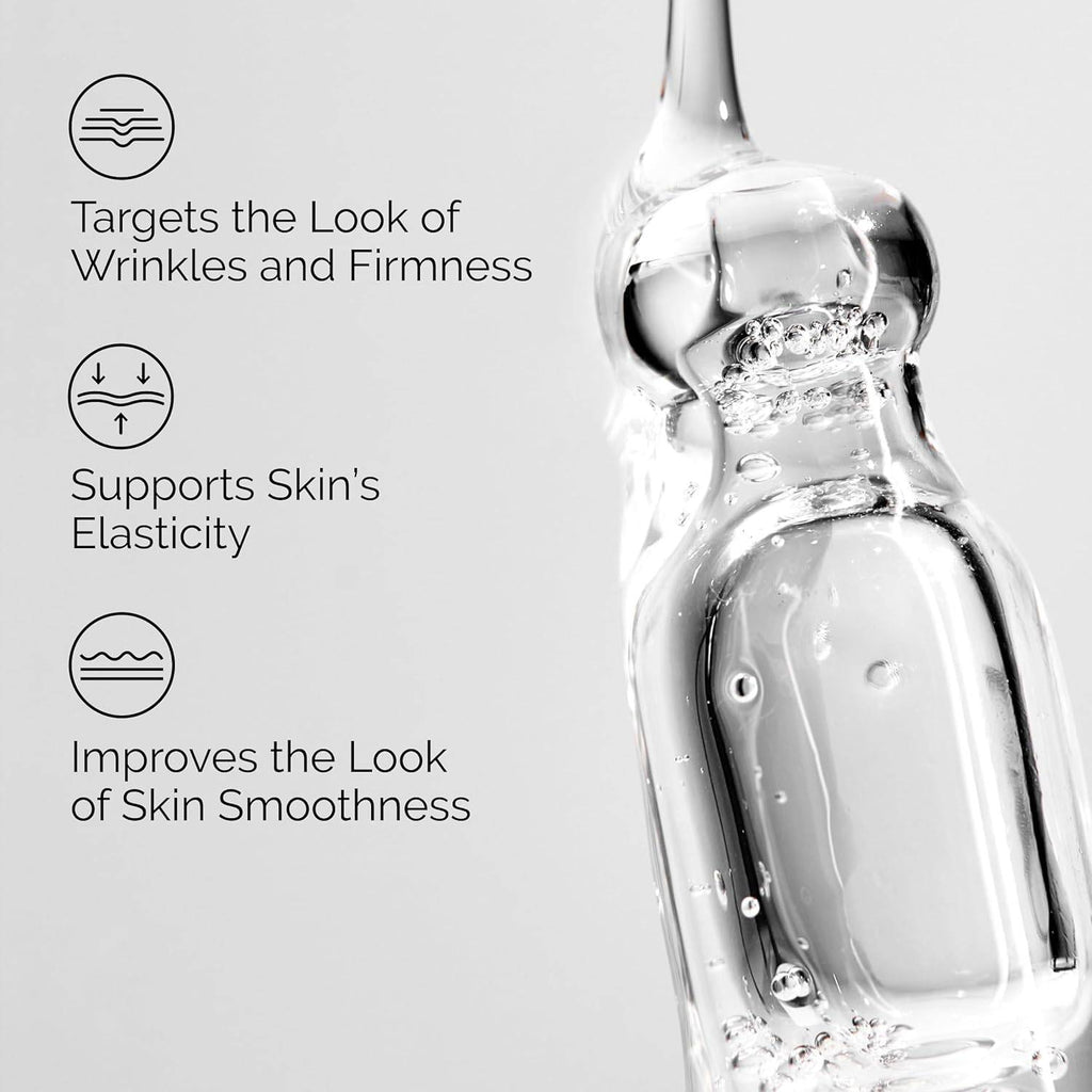 SlimBag The Ordinary Multi-Peptide and Hyaluronic Acid serum in a 1 fl oz bottle, designed to improve skin elasticity and reduce crow’s feet.