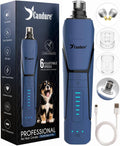 SlimBag Candure Whisper Quiet Dog Nail Grinder with 360° LED light and 6-speed settings for safe, stress-free pet grooming.