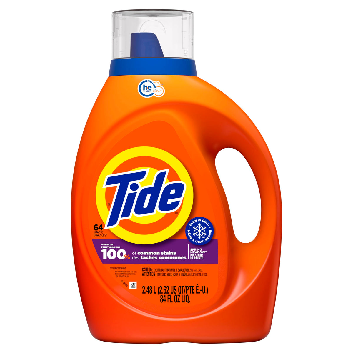 Tide Laundry Detergent Liquid, Original Scent, 64 Loads, 80 FL OZ, Works on 100% of Common Stains, Laundry Soap, Liquid Laundry Detergent
