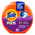 Tide PODS laundry detergent pacs, 3-in-1 Stain Remover, Odor Fighter, Color Protector, 112 Count, HE compatible, Spring Meadow Scent