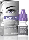 SlimBag LUMIFY eye drops in 0.08 fl oz bottle, redness reliever for brighter eyes, works in 1 minute, lasts up to 8 hours.