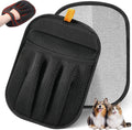 SlimBag five-finger electrostatic pet hair removal glove for cats and dogs, reusable magic brush for laundry, couch, and car seats.