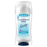 Secret Aluminum Free Deodorant Clear Solid, Waterlily, 2.4 oz