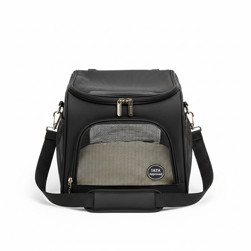 Airline approved pet carrier bag front view